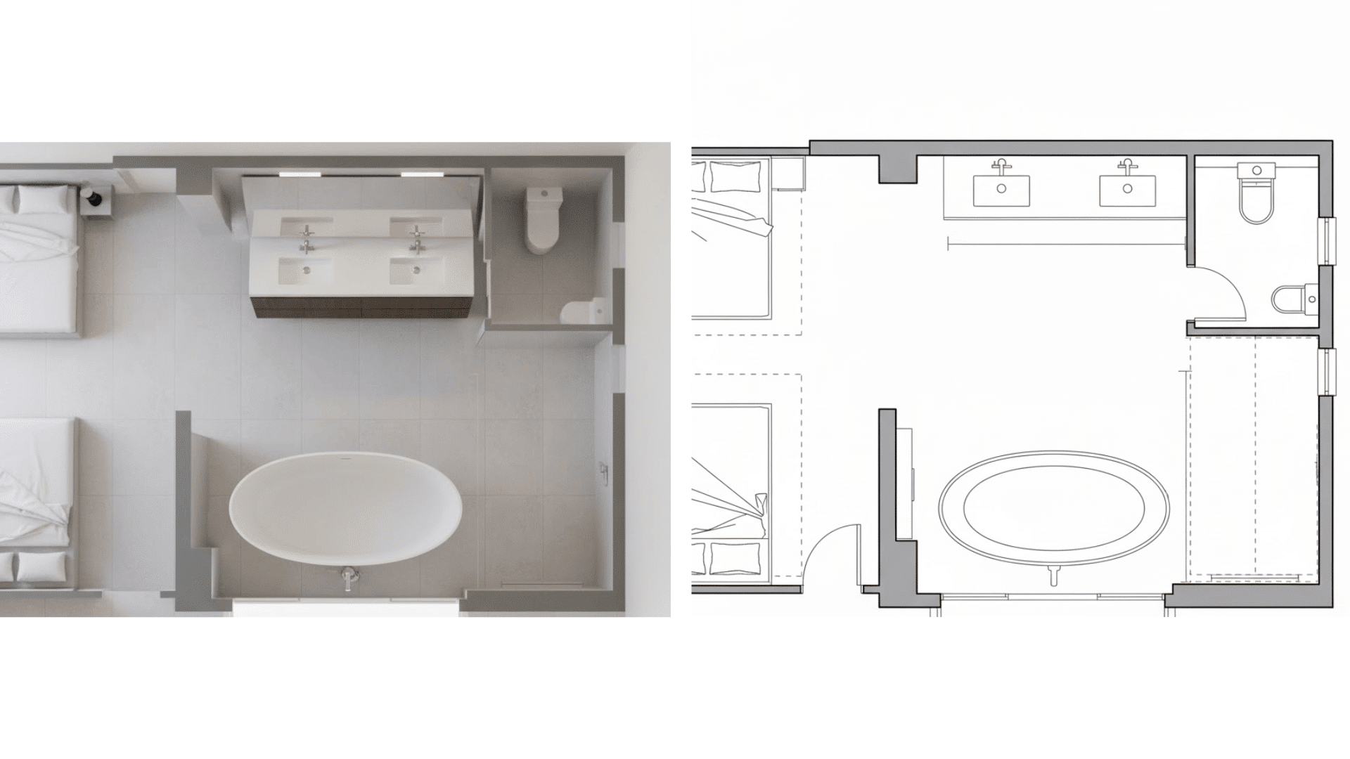 7 Open Concept Bathrooms