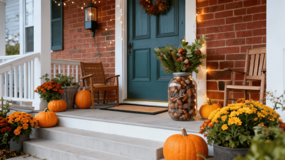 _Acorn Filled Mason Jars