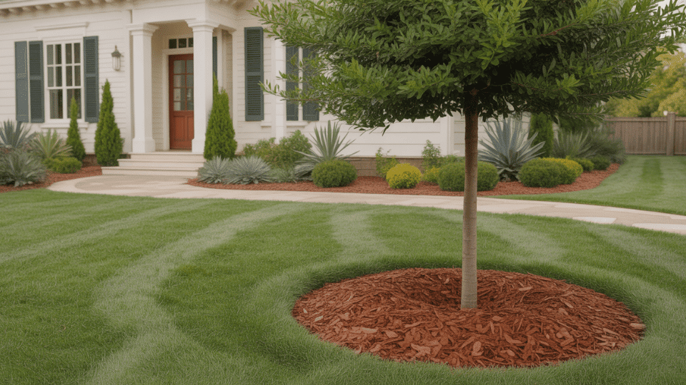 Add Mulch Around Trees