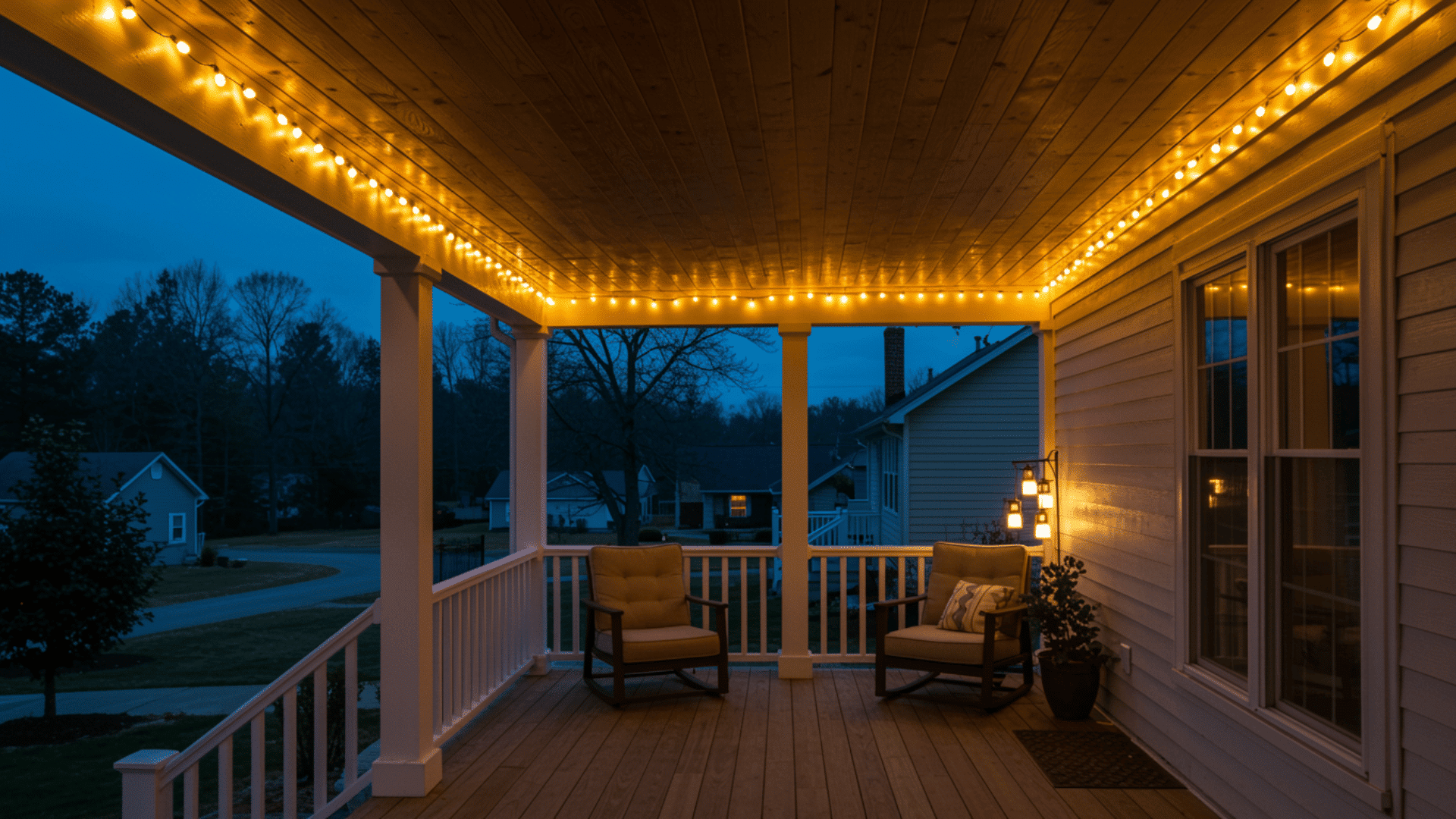Built in String Light Channels