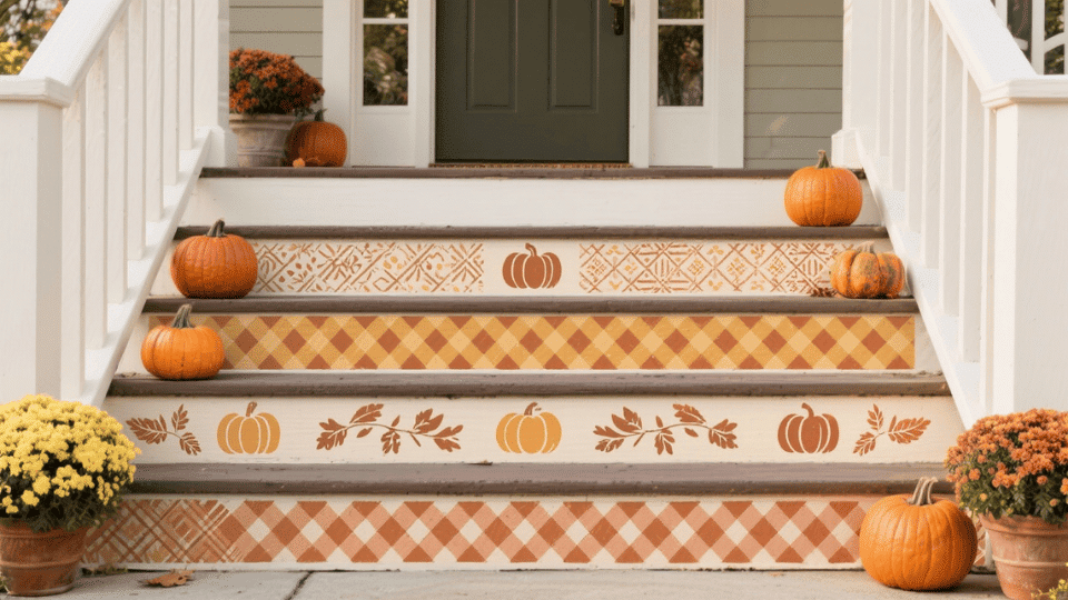Decorative Stair Riser Accents