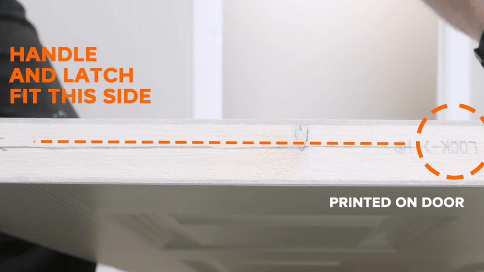 Dry fit and mark the new door how to hang a door