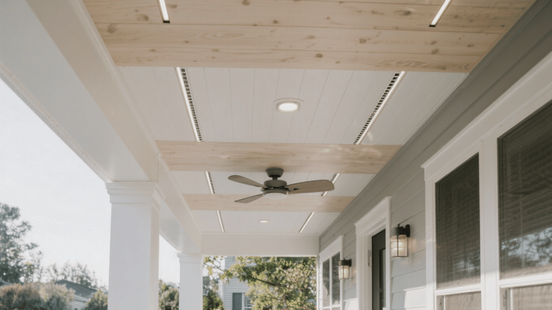 Dual Layer Ceiling with Built In Ventilation