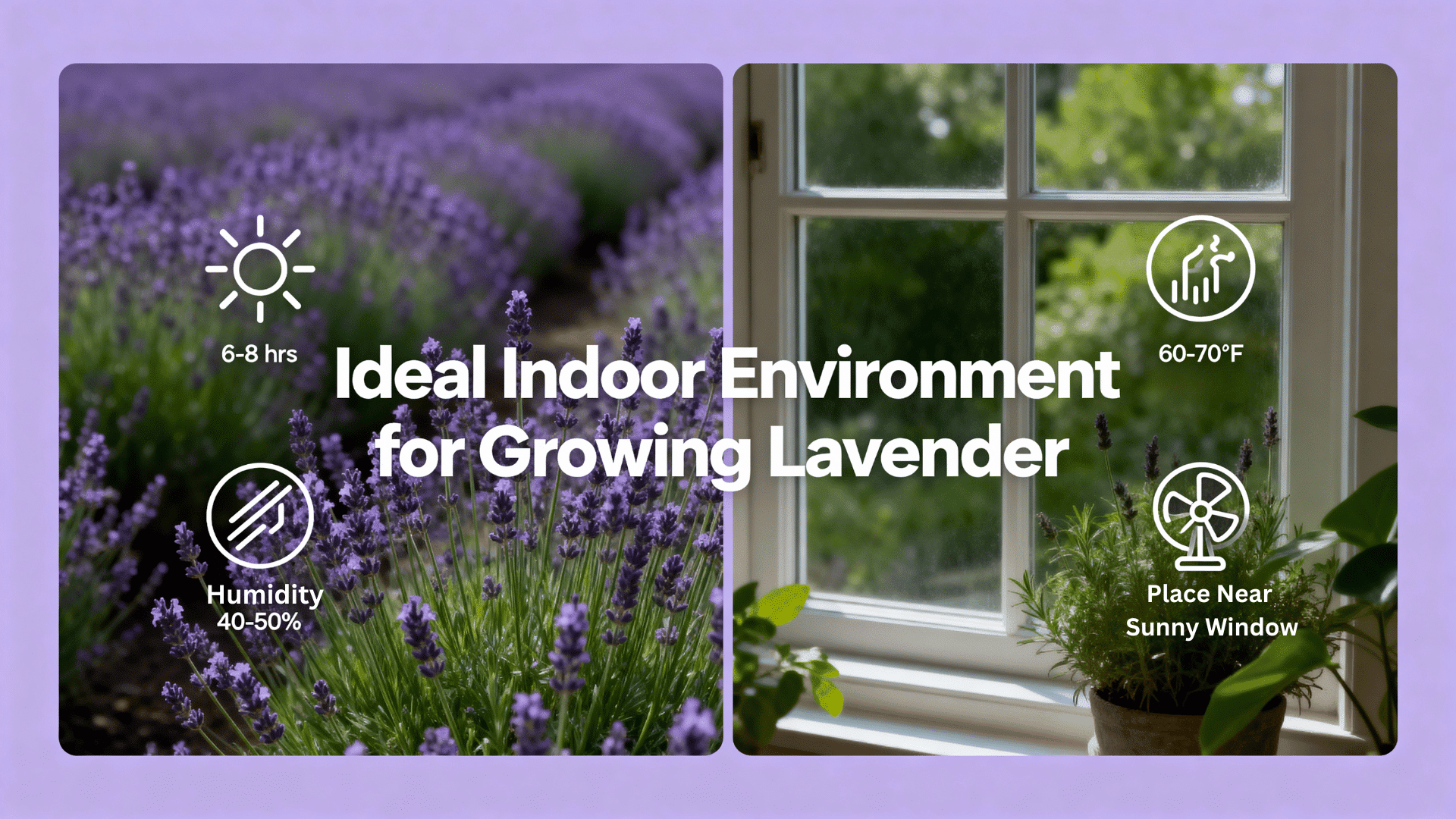 Ideal Indoor Environment for Growing Lavender