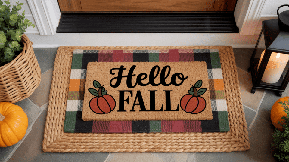 Layered Doormats for Instant Warmth
