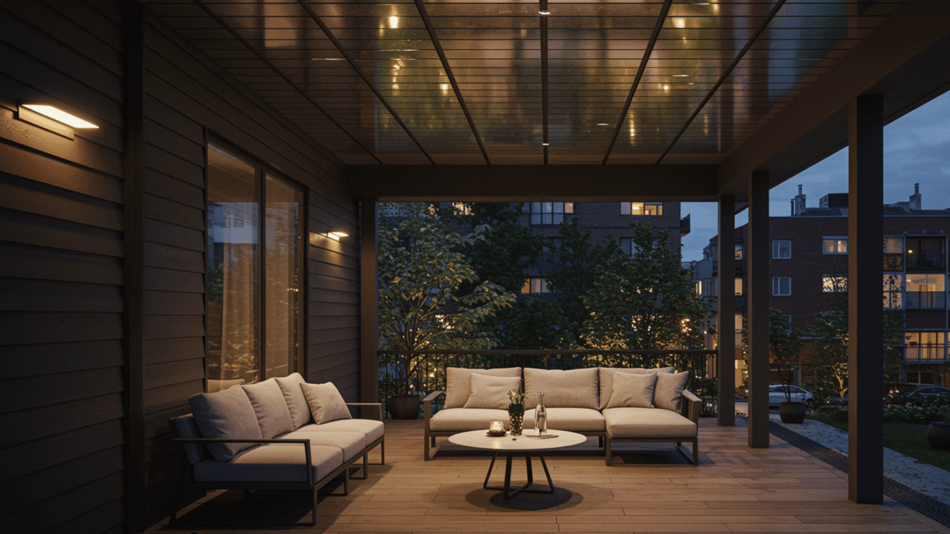 Mirrored or Metallic Accents