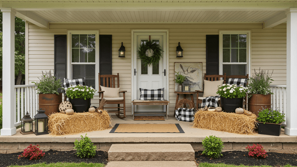 Mix and Match Style Porch Blending Multiple
