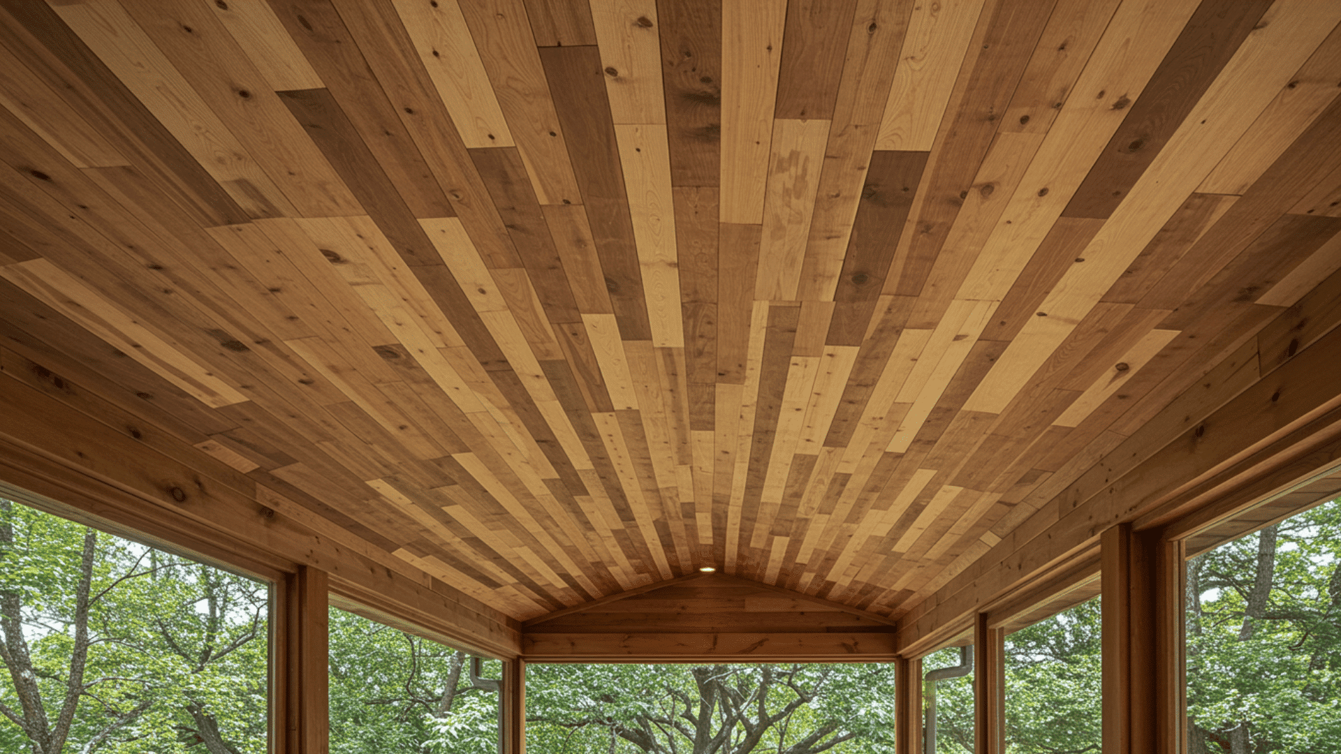 Mixed Wood Tone Mosaic