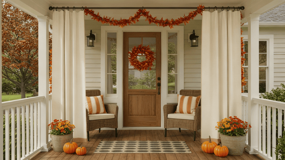 Outdoor Friendly Curtains for a Private Nook