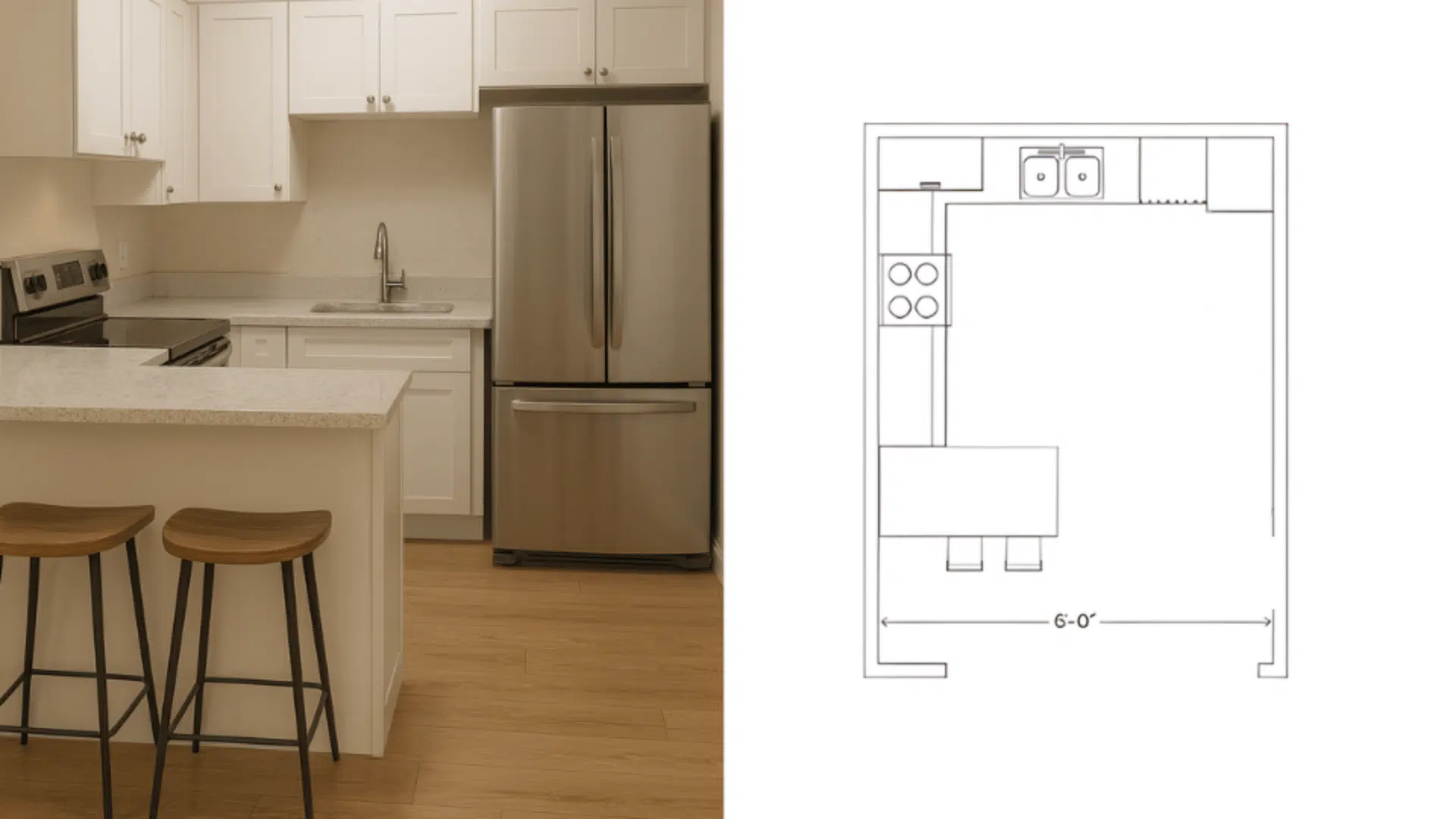 Peninsula Kitchen Layout