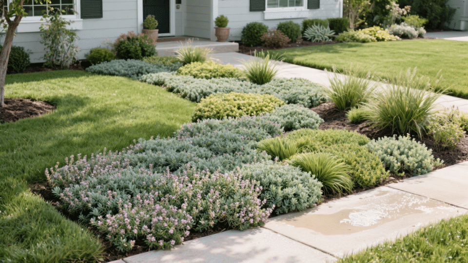 Replace Grass with Ground Covers
