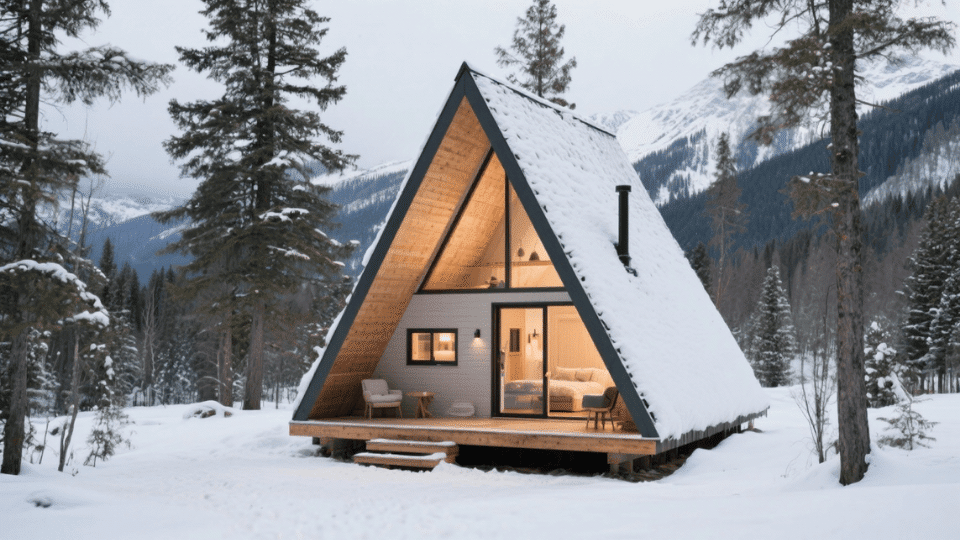 Tiny A Frame Cabins