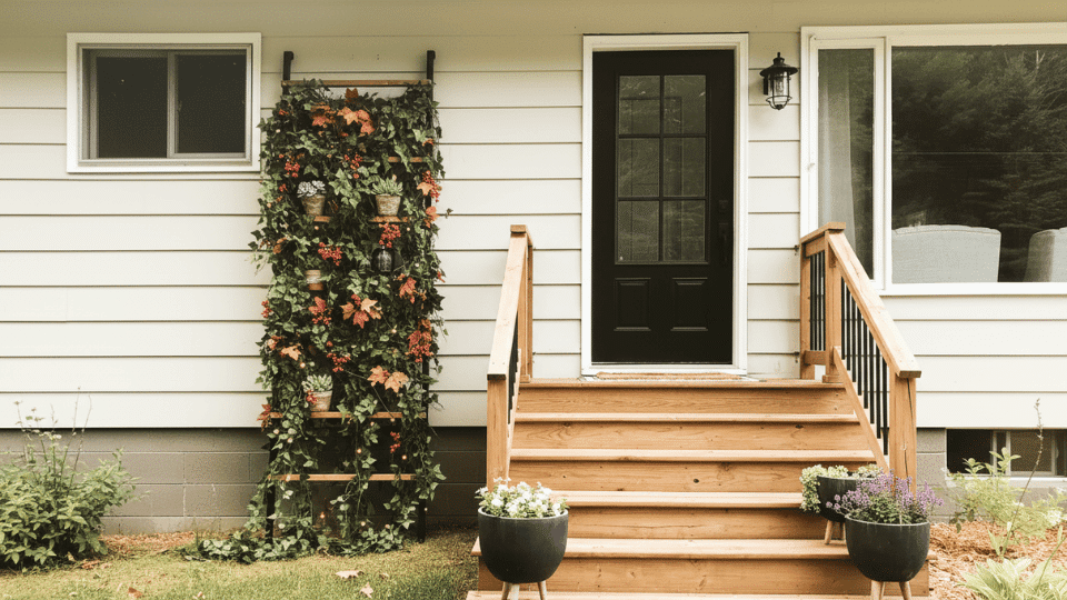 Vertical Garden with Trailing Ivy