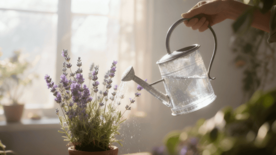 Watering and Feeding Your Indoor Lavender