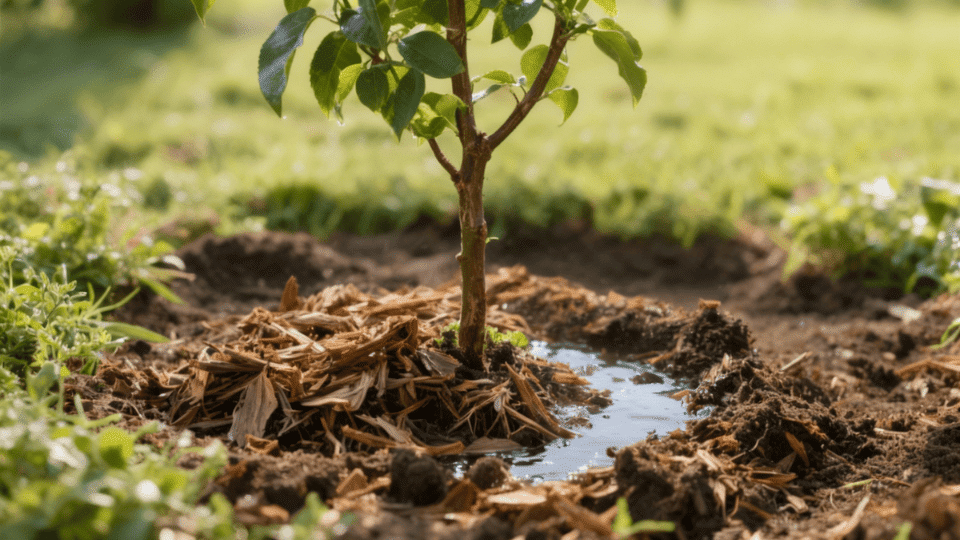 Watering and Mulching After Transplant