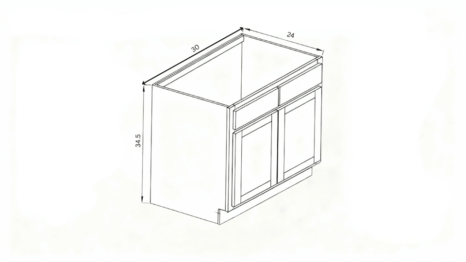 What Is the Standard Base Cabinet Depth