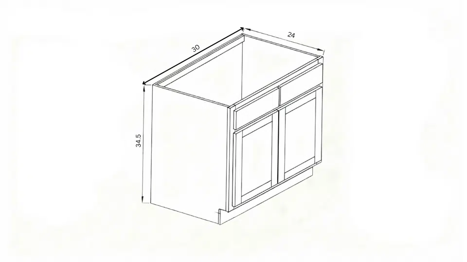 What Is the Standard Base Cabinet Depth