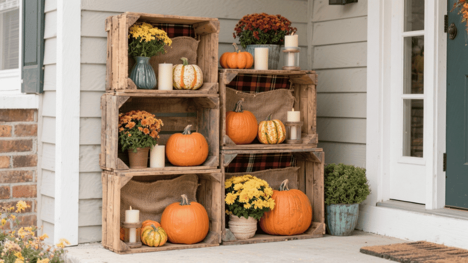 Wooden Crates for Layered Displays