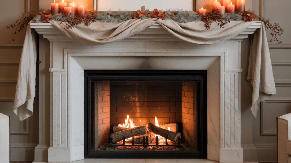 autumn to winter glow mantel