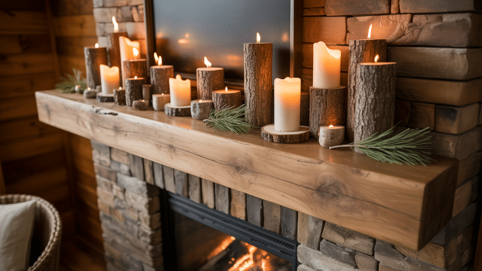 bark and stone contrast