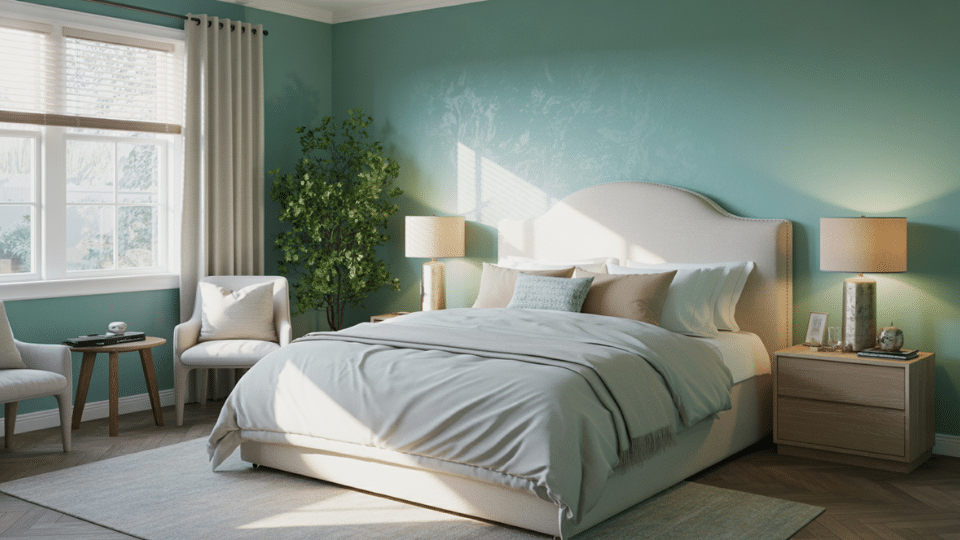 bedroom paint finish