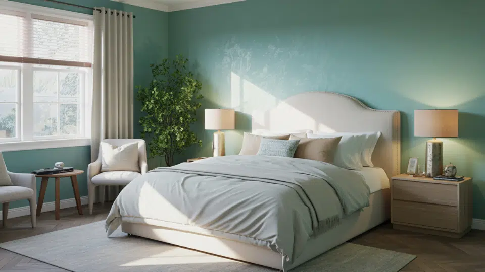 bedroom paint finish