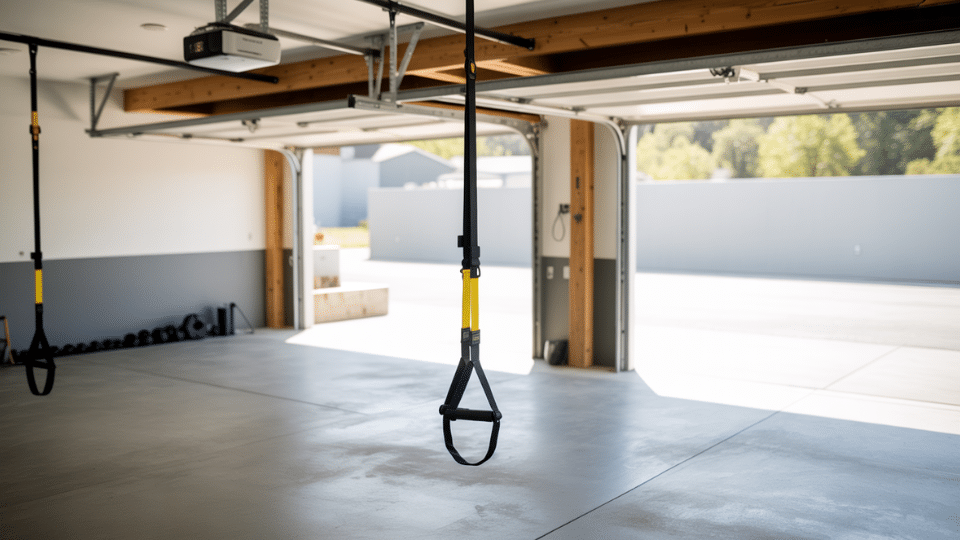 calisthenics and suspension setup