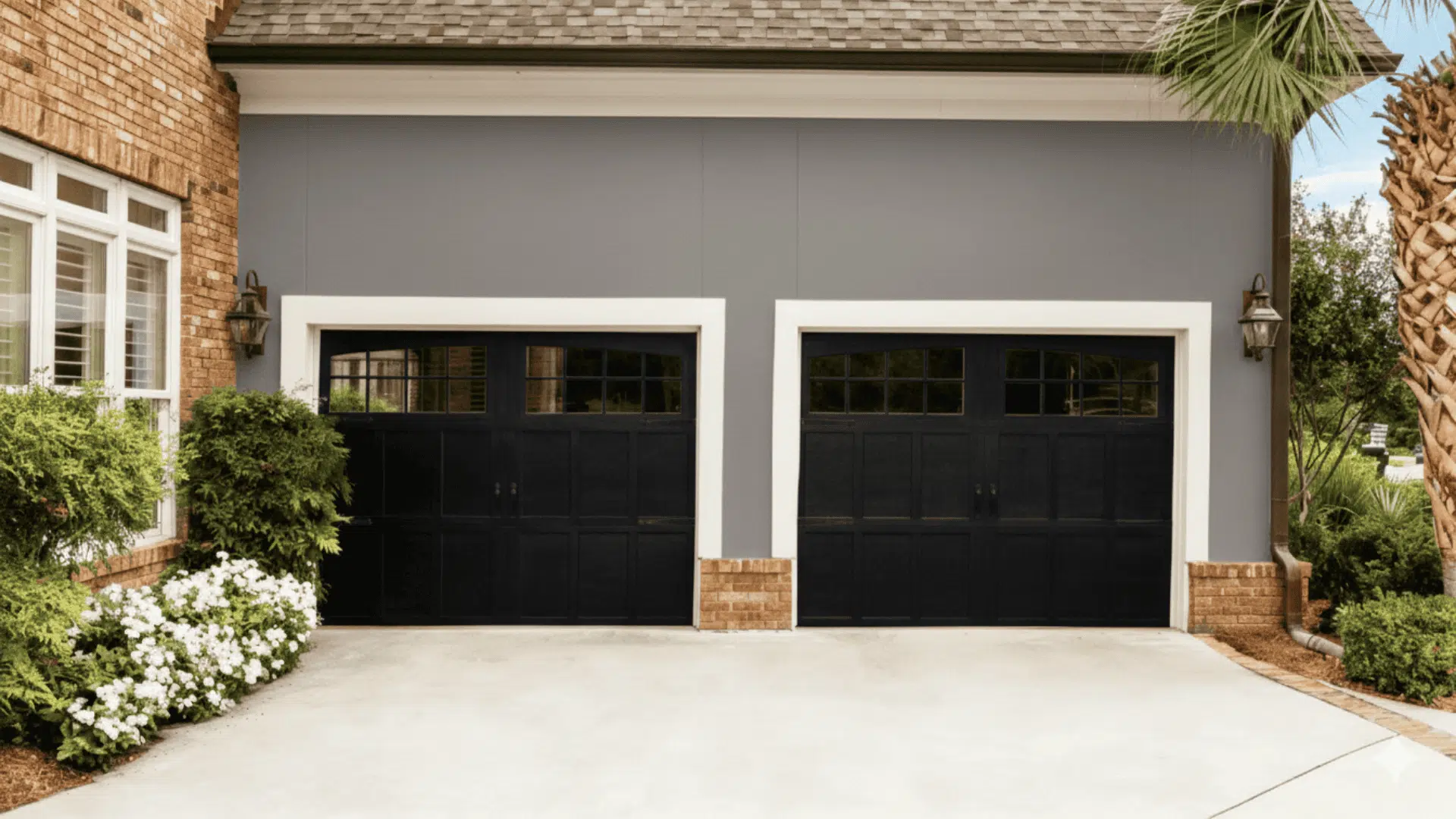 carriage style garage doors (2)