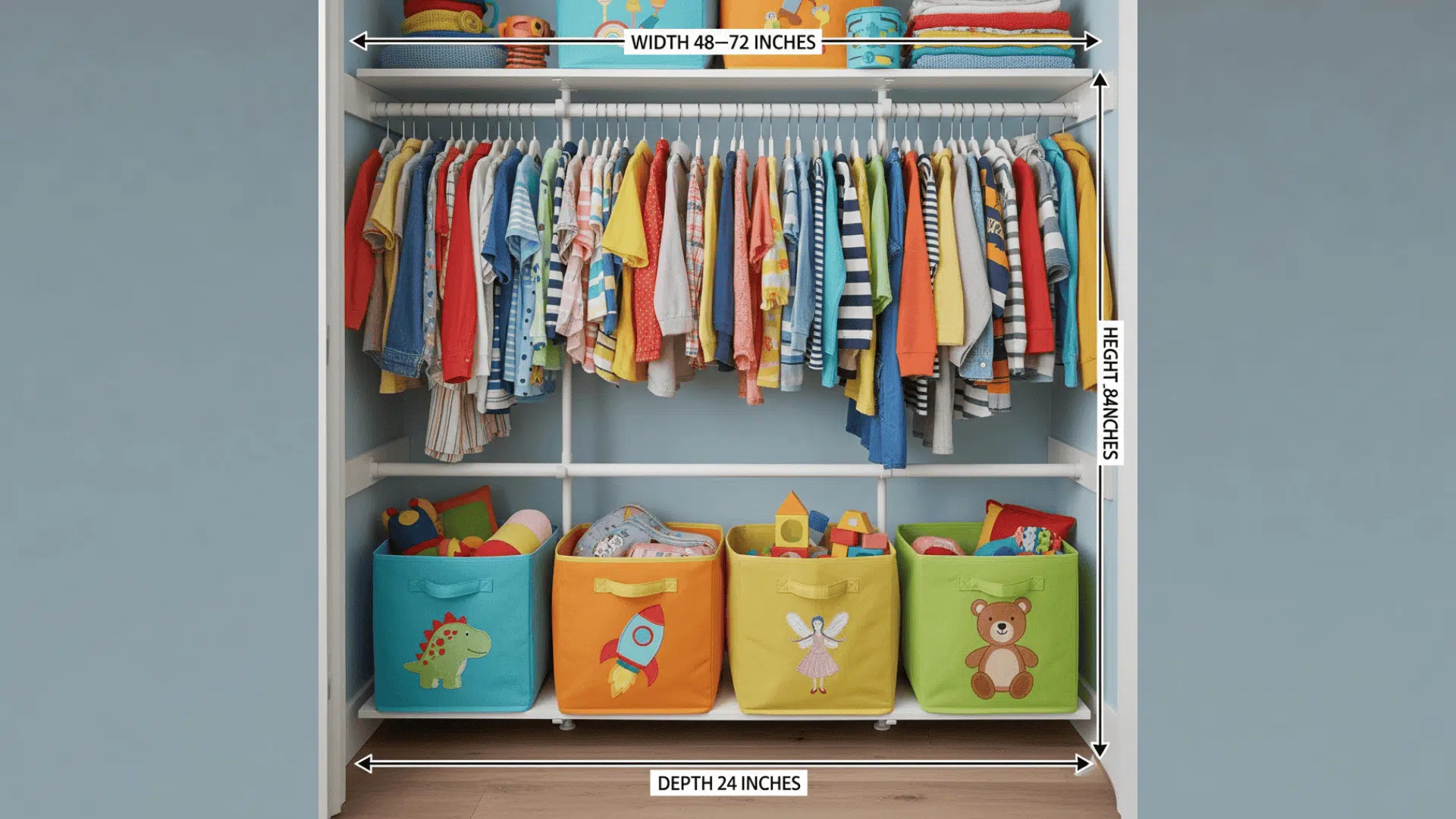 childrens bedroom closet