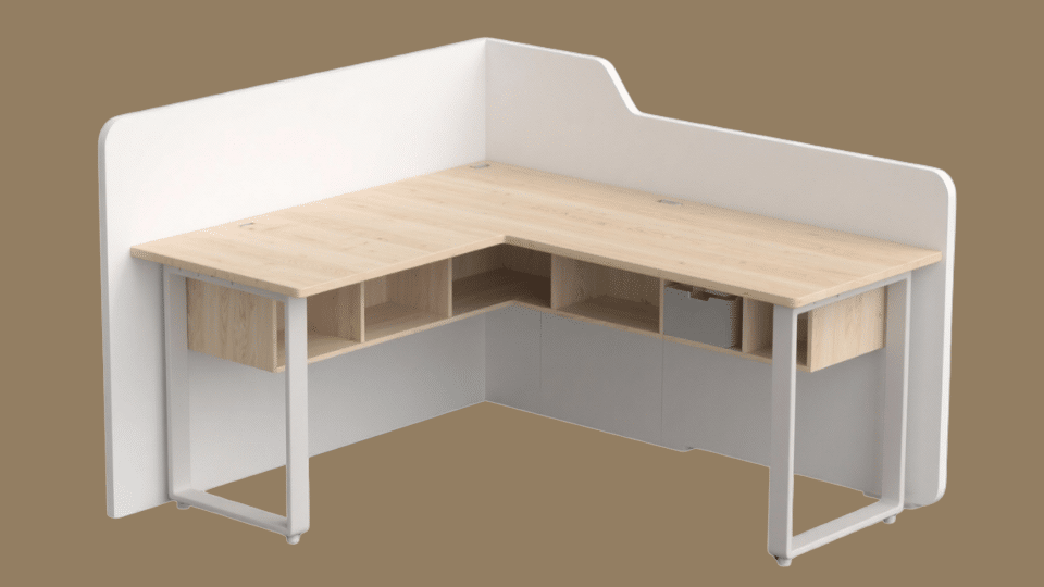 corner l shaped workbench