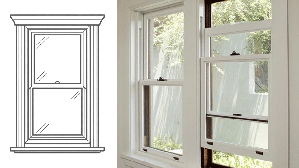 double hung windows