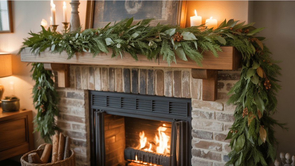 evergreen garland glow