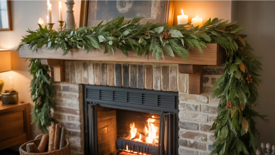 evergreen garland glow