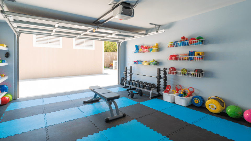 family friendly convertible gym