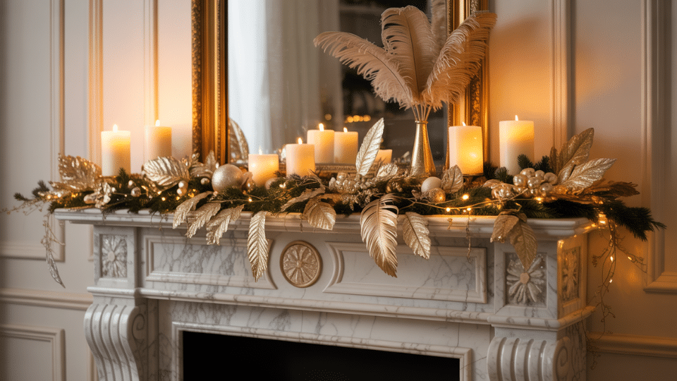 feathered gold grace