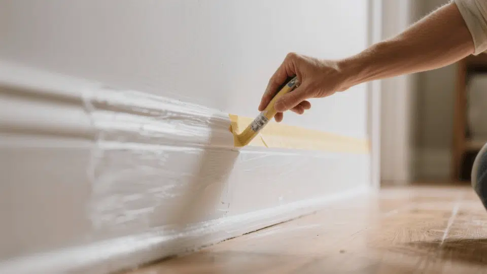 feature image how to paint baseboards like a pro