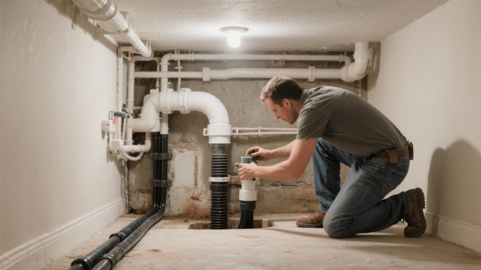feature image interior basement drainage system explained