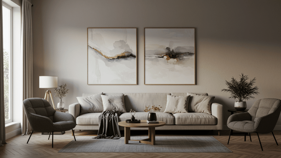 featureimage what is the best height to hang pictures