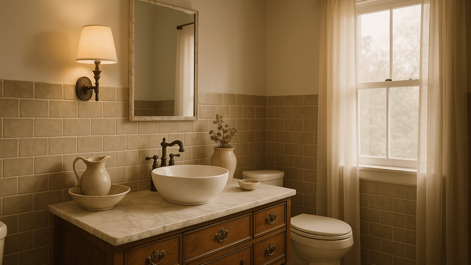 freestanding washstand vanity