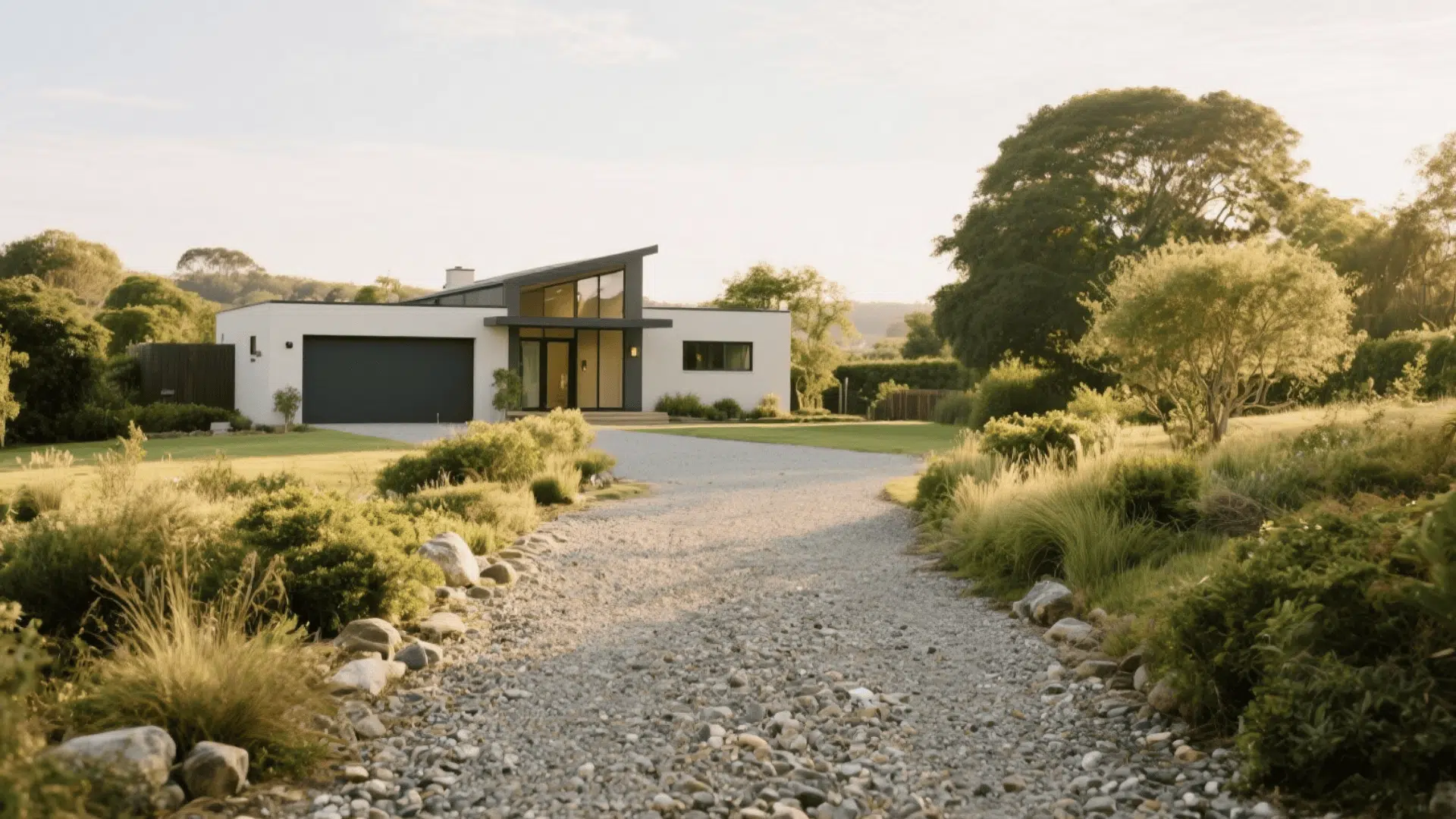 gravel driveway