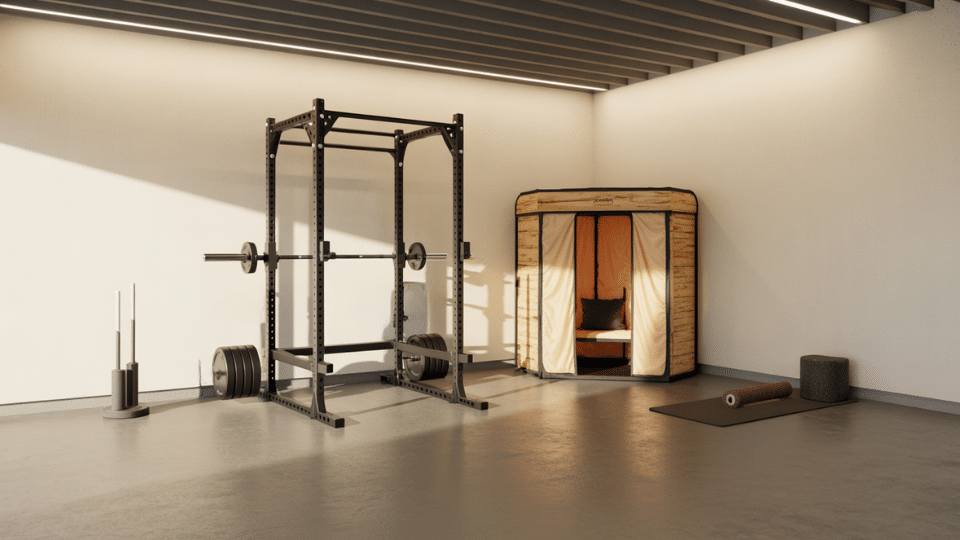 gym recovery combo half garage gym