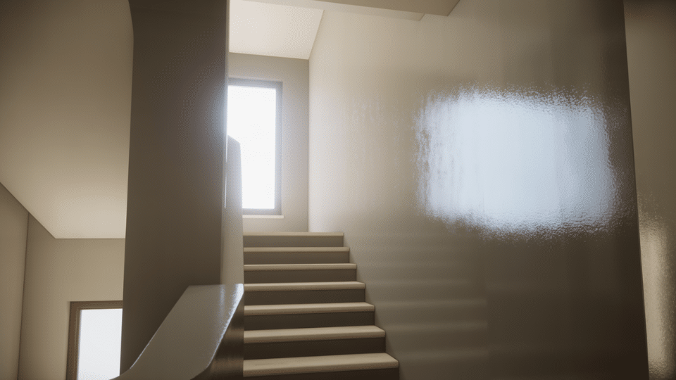 hallways and stairs paint finish