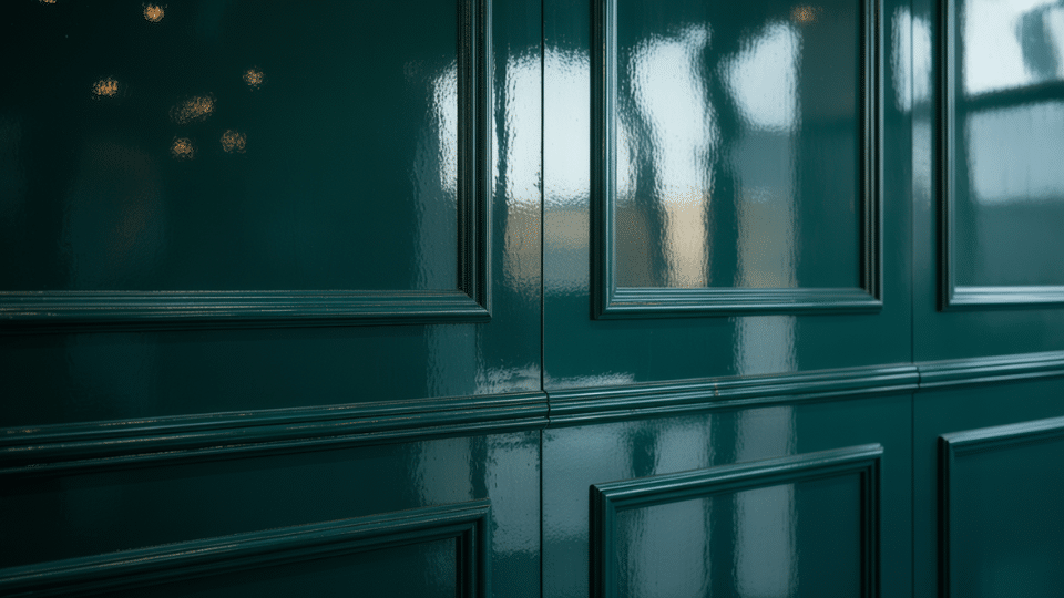 high gloss paint finish