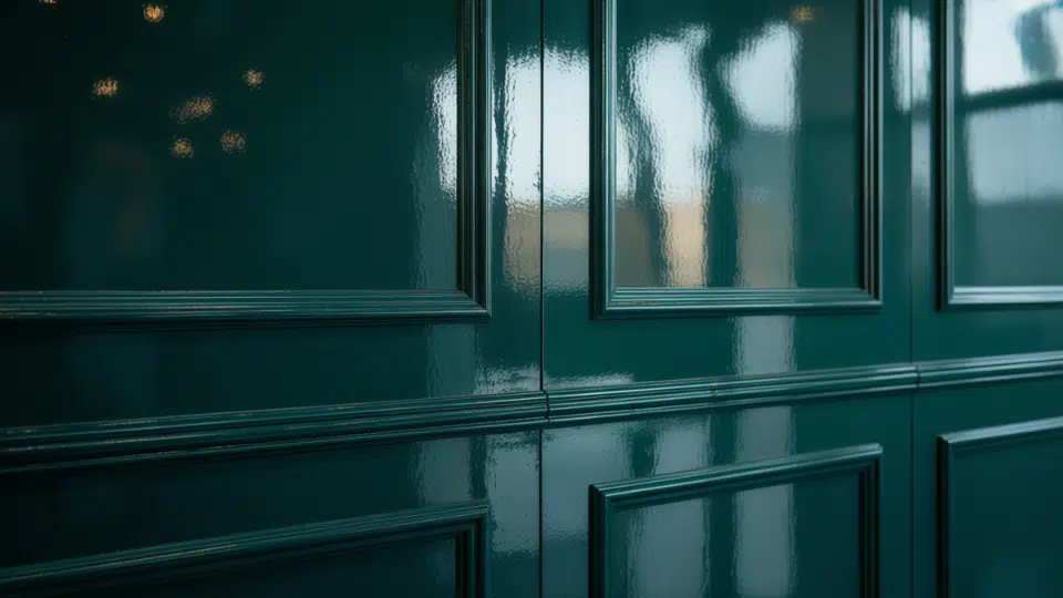 high gloss paint finish