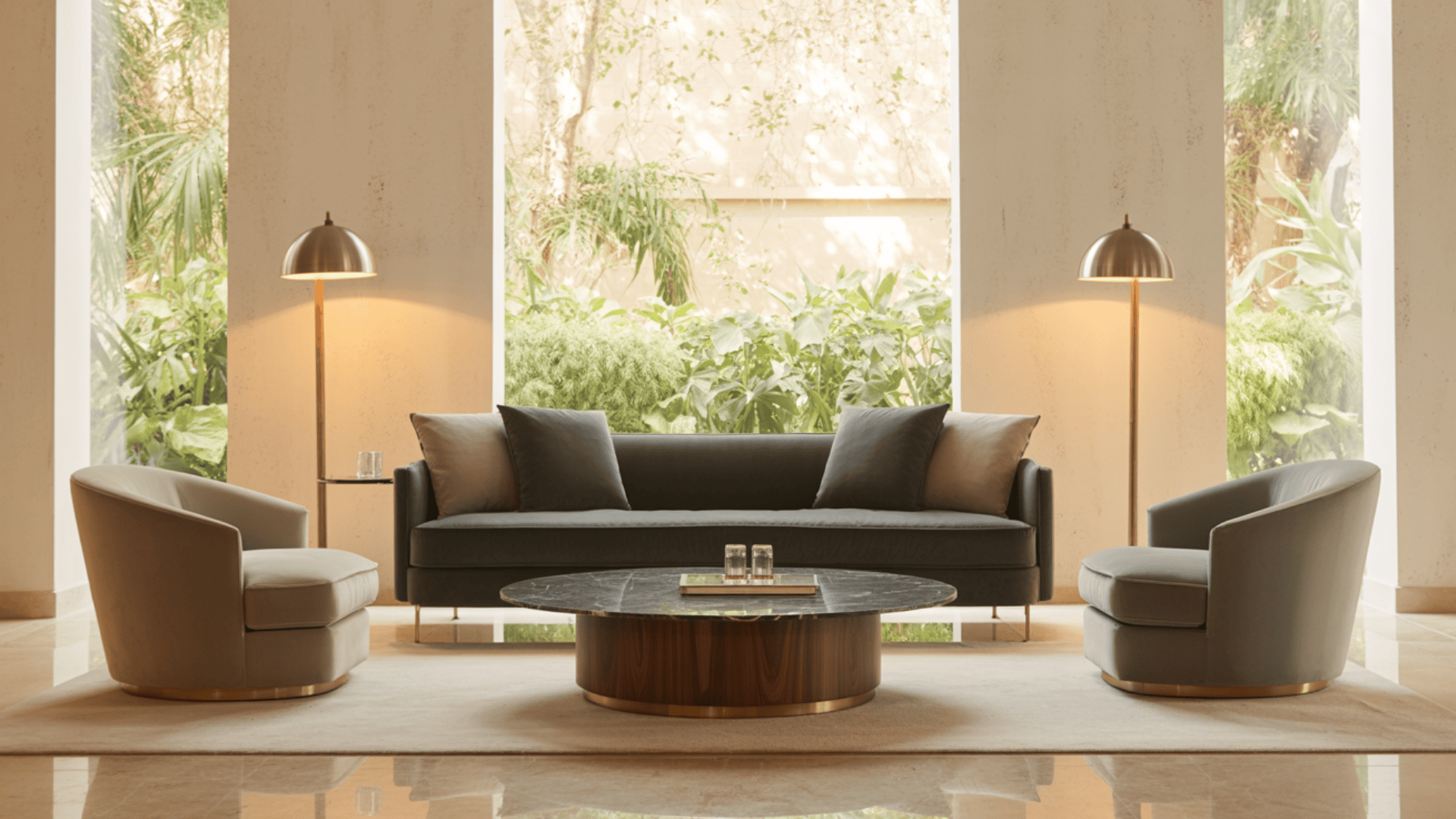 long living room layout