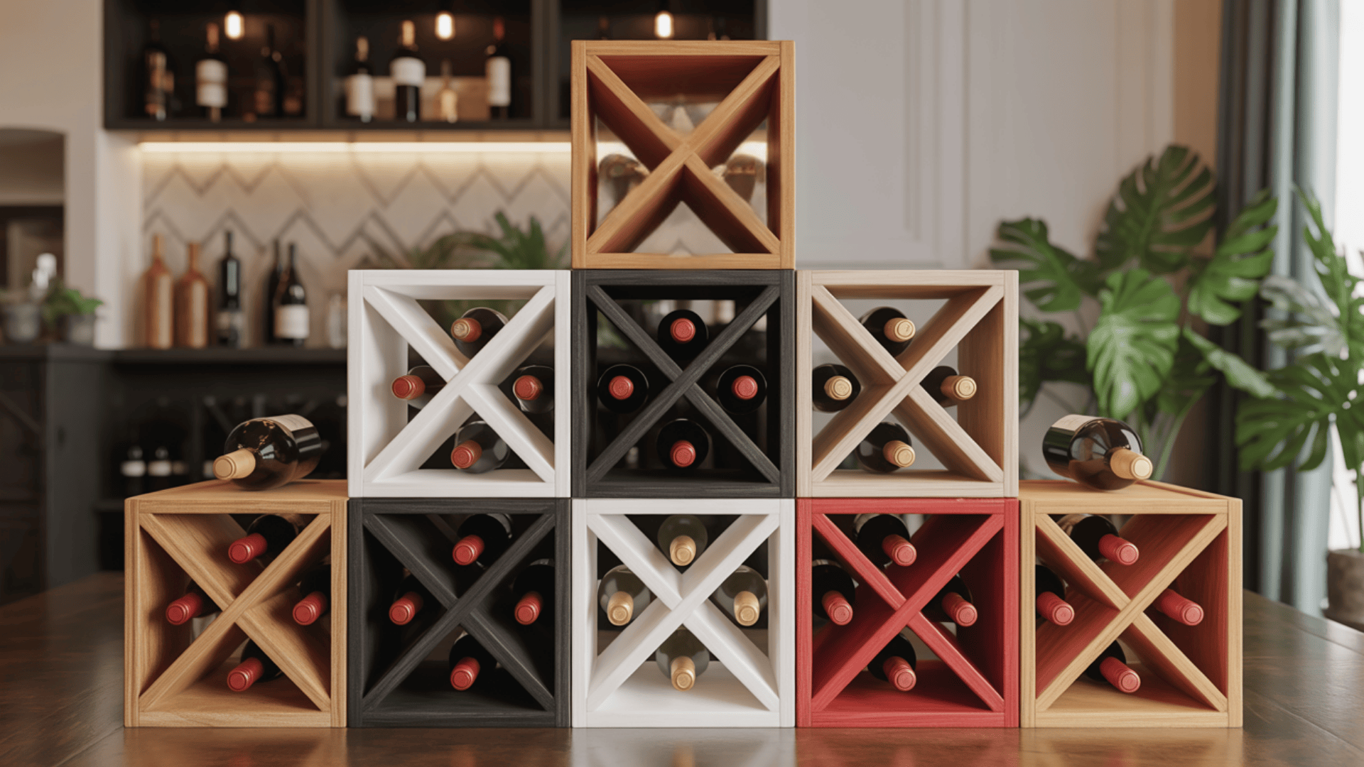 modular stackable wine racks