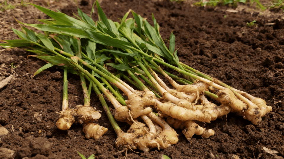 planting ginger