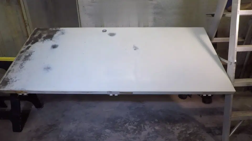 prepare the door surface
