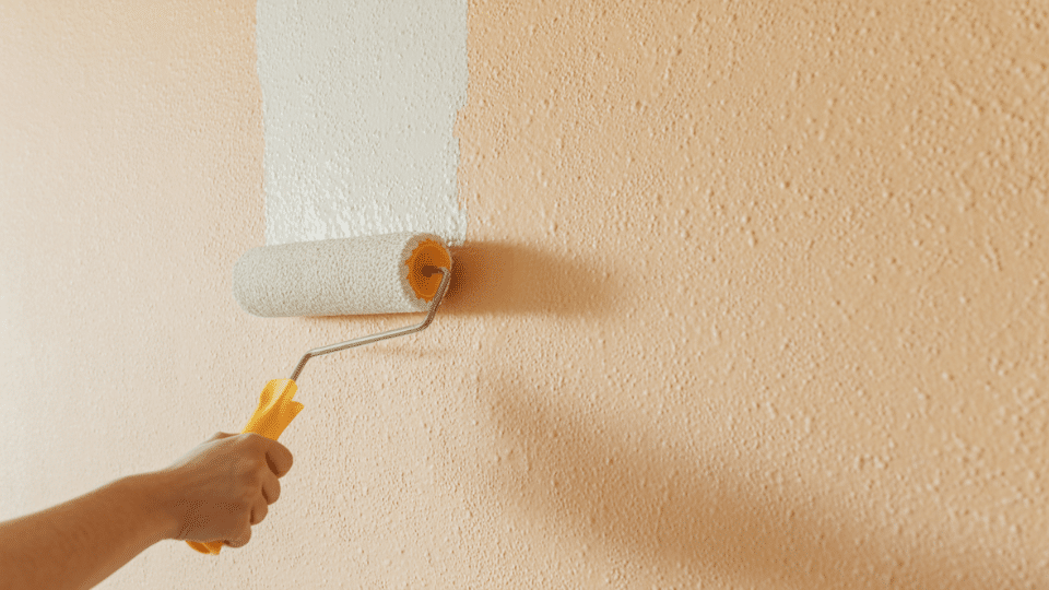 prime the wall to wallpaper textured walls