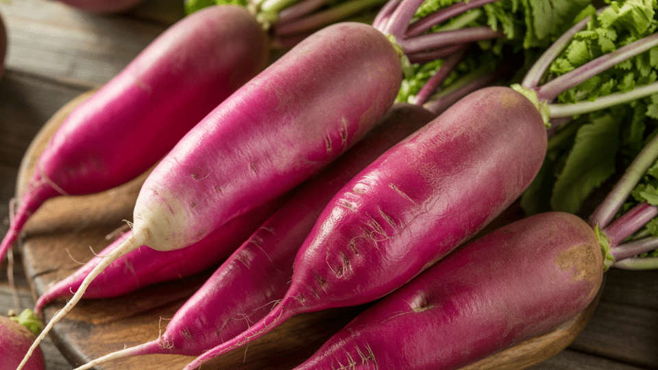 purple daikon radish